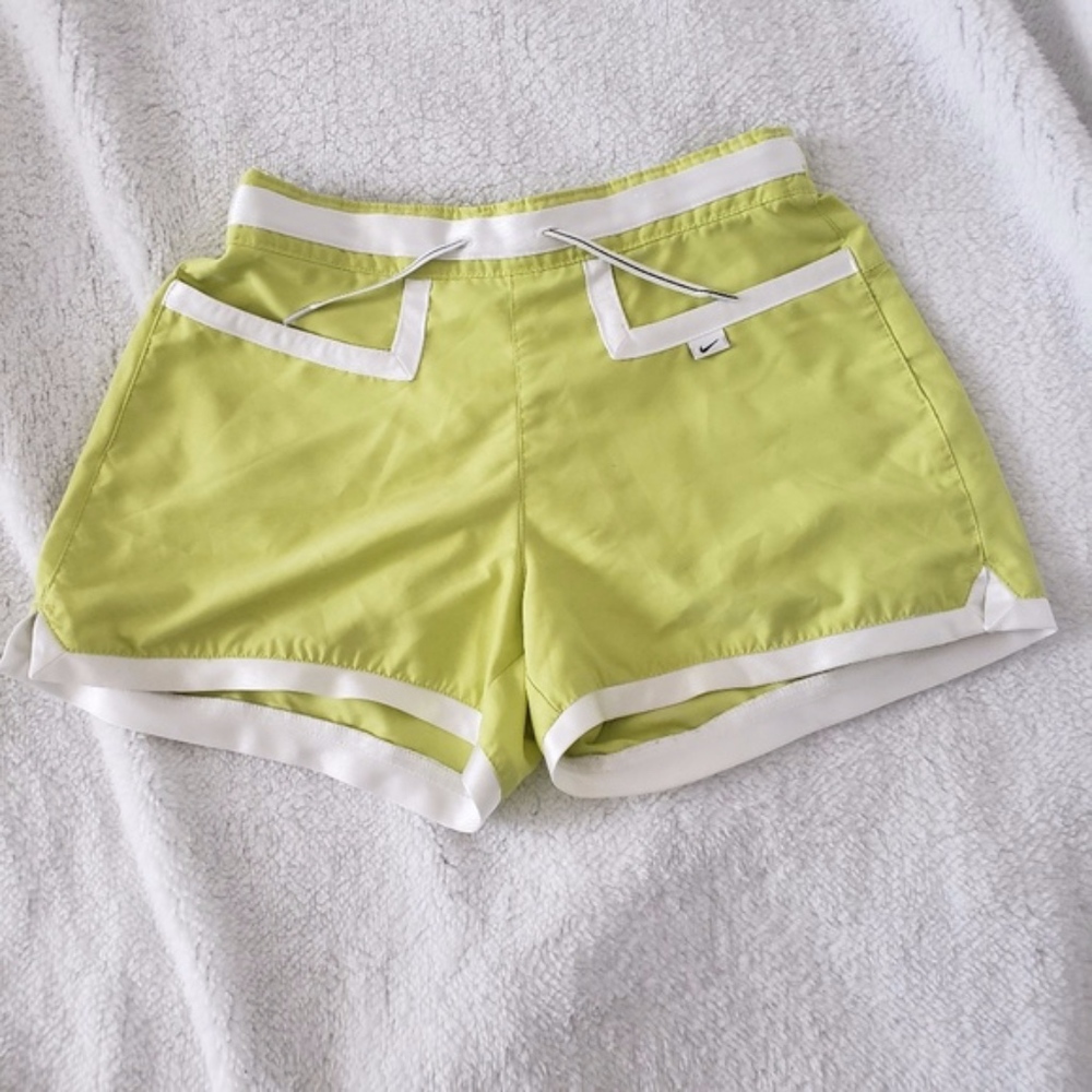 Nike Chartreuse Gym Track Running Shorts size M